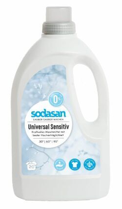 sodasan Universal Waschmittel Sensitiv 6 x 1,5l