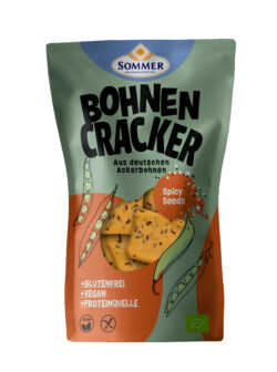 Sommer & Co. Bio Bohnen Cracker Spicy Seeds glutenfrei vegan 100g