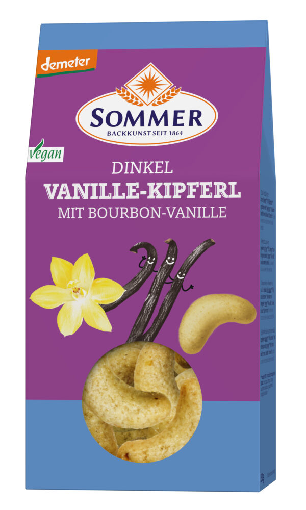 Sommer & Co. Demeter Dinkel Vanille Kipferl 6 x 150g