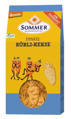 Sommer & Co. Demeter Dinkel Rübli-Kekse, vegan 6 x 150g