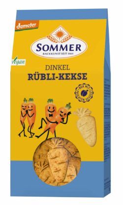 Sommer & Co. Demeter Dinkel Rübli-Kekse, vegan 6 x 150g