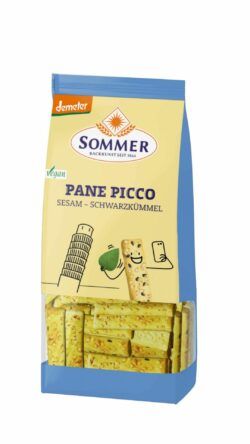 Sommer & Co. Demeter Pane Picco mit Sesam und Schwarzkümmel 6 x 150g