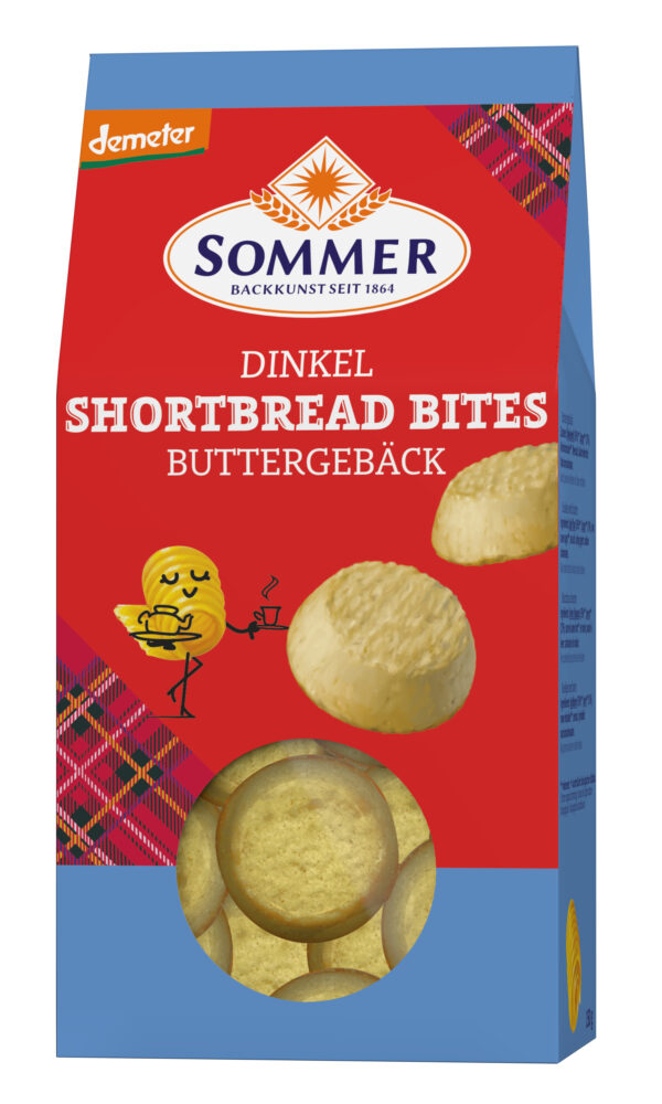 Sommer & Co. Demeter Shortbread Bites 150g