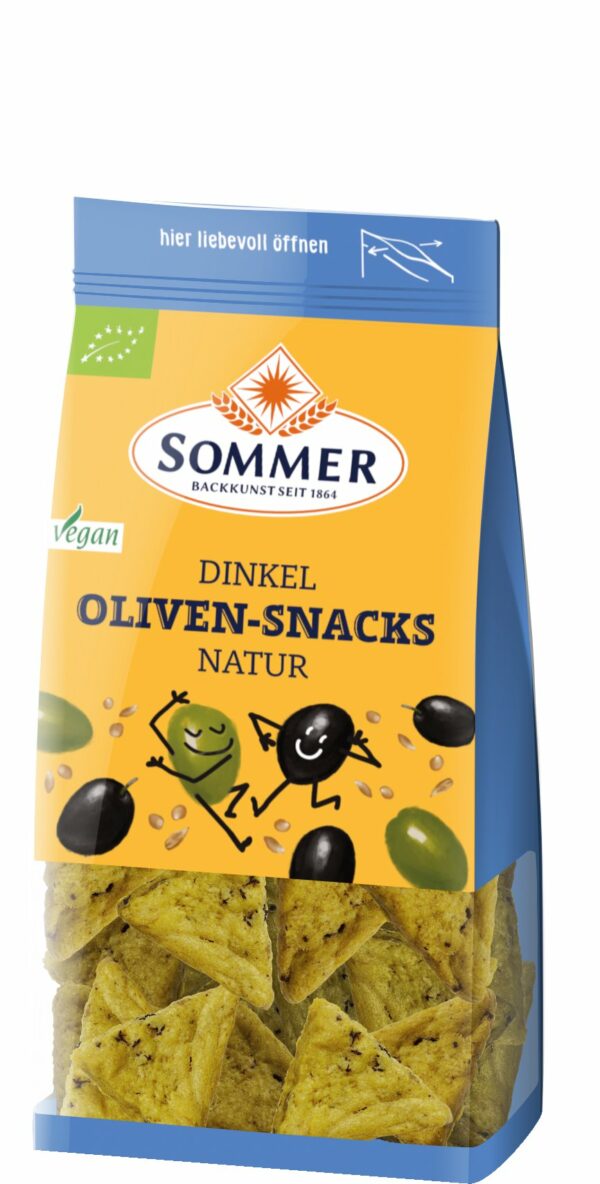 Sommer & Co. Dinkel Oliven-Snacks natur 6 x 150g