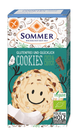 Sommer & Co. Glutenfrei und Glücklich Cookies Coco & Choco 6 x 125g