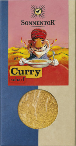 Sonnentor Curry scharf, Packung 50g