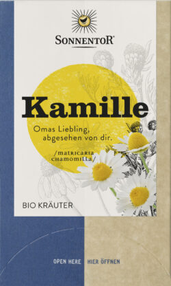 Sonnentor Kamille, Doppelkammerbeutel 6 x 14,4g
