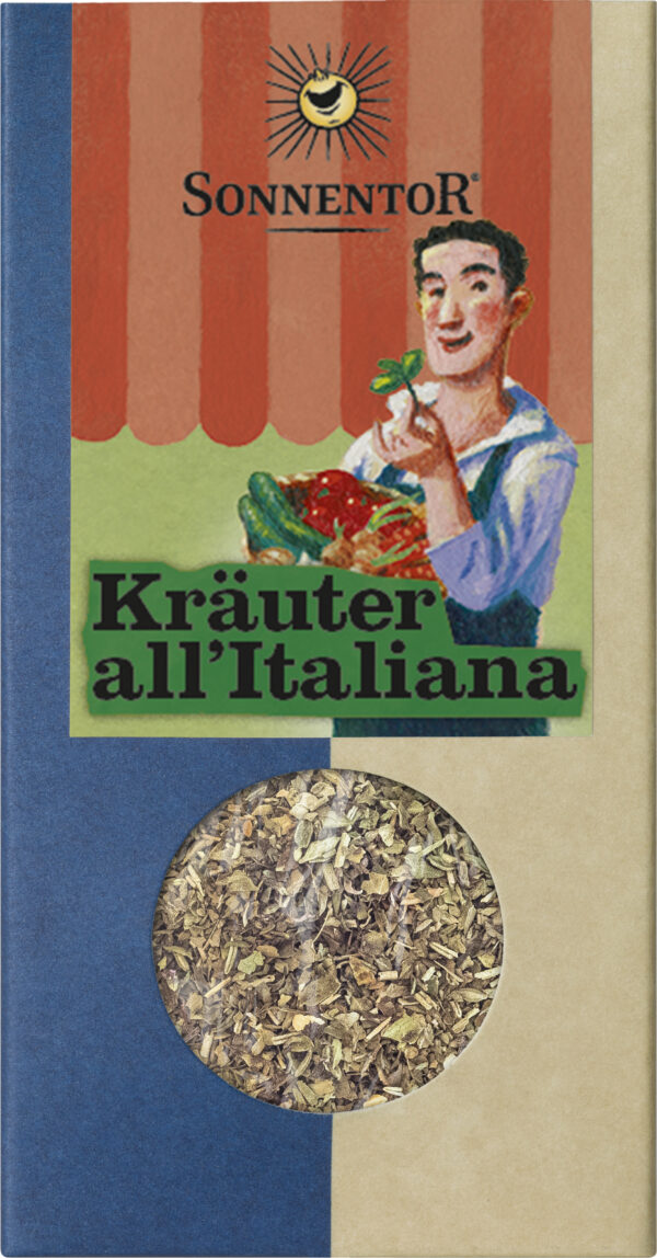 Sonnentor Kräuter all'Italiana geschnitten, Packung 6 x 20g