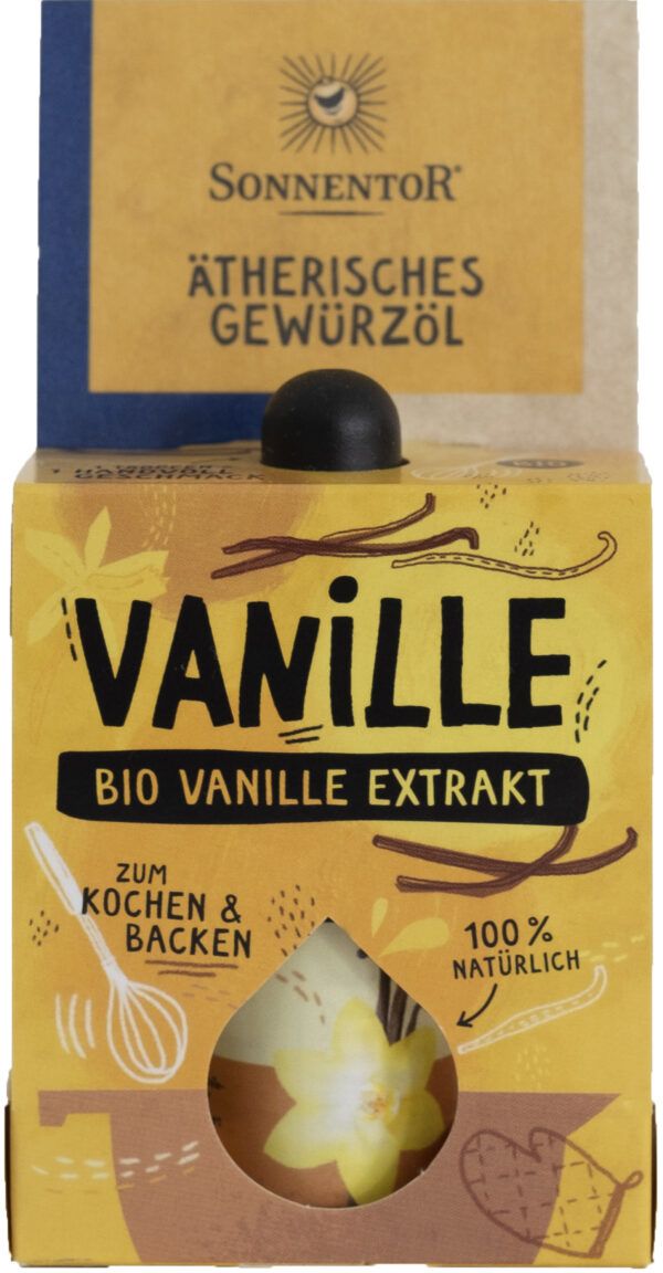 Sonnentor Vanille-Extrakt ätherisches Gewürzöl 8 x 4,5ml