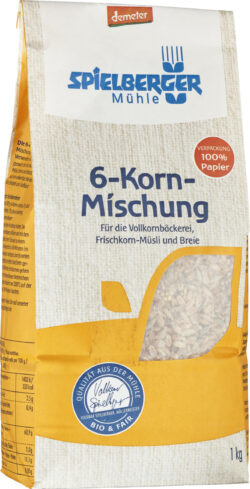 Spielberger Mühle 6-Korn-Mischung, demeter 6 x 1kg