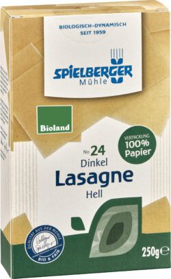 Spielberger Mühle Dinkel Lasagne, hell, bioland 250g