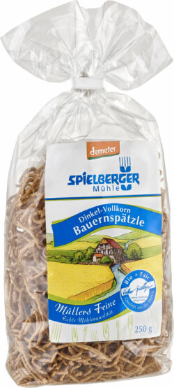 Spielberger Mühle Dinkel-Vollkorn-Bauernspätzle, demeter 12 x 250g