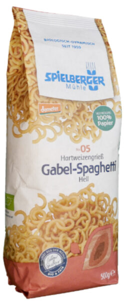 Spielberger Mühle Gabel-Spaghetti, demeter 10 x 500g