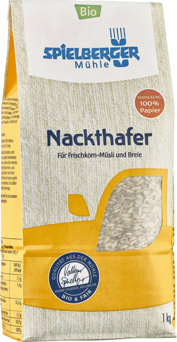 Spielberger Mühle Nackthafer, kbA 1kg