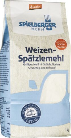 Spielberger Mühle Weizen-Spätzlemehl, demeter 6 x 1kg