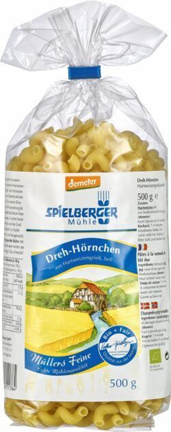 Spielberger Mühle Dreh-Hörnchen, demeter 8 x 500g