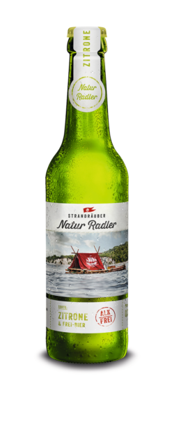 Strandräuber Naturradler Zitrone alkoholfrei 0,33l