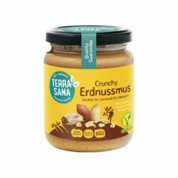 TerraSana Erdnussmus Crunchy 6 x 250g