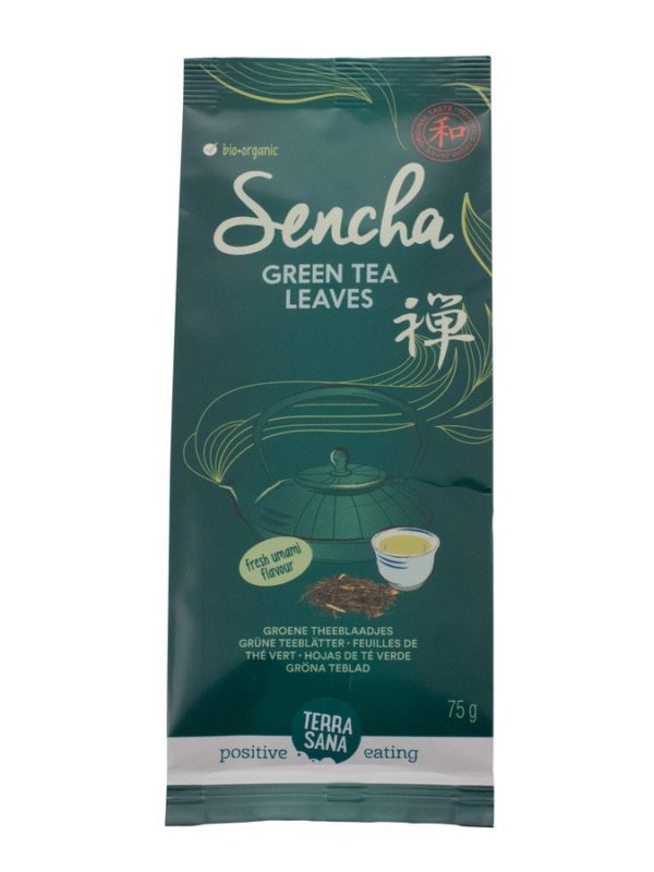 TerraSana Sencha - Grüne Teeblätter 10 x 75g