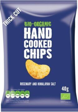 Trafo Handcooked Chips Rosemary und Himalaya Salt 15x 15 x 40g