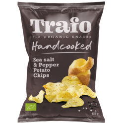 Trafo Handcooked Chips Seasalt & Black Pepper 10 x 125g