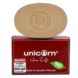 Unicorn ® Apfel-Haarseife mit Goethepflanzen-Extrakt 100g