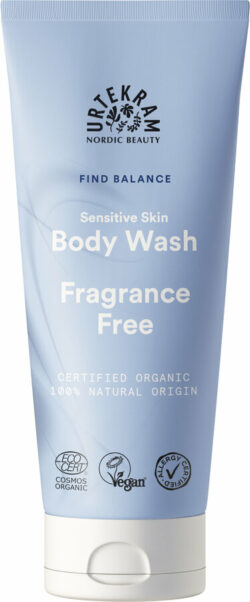 Urtekram Fragrance Free Sensitive Skin Body Wash 200ml