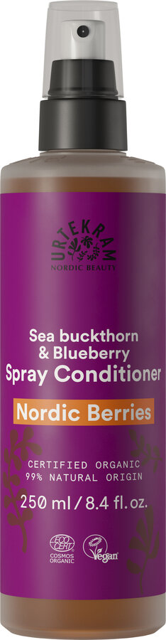 Urtekram Nordic Berries Spray Conditioner Leave-In Nordische Beeren Pflegespülun 250ml