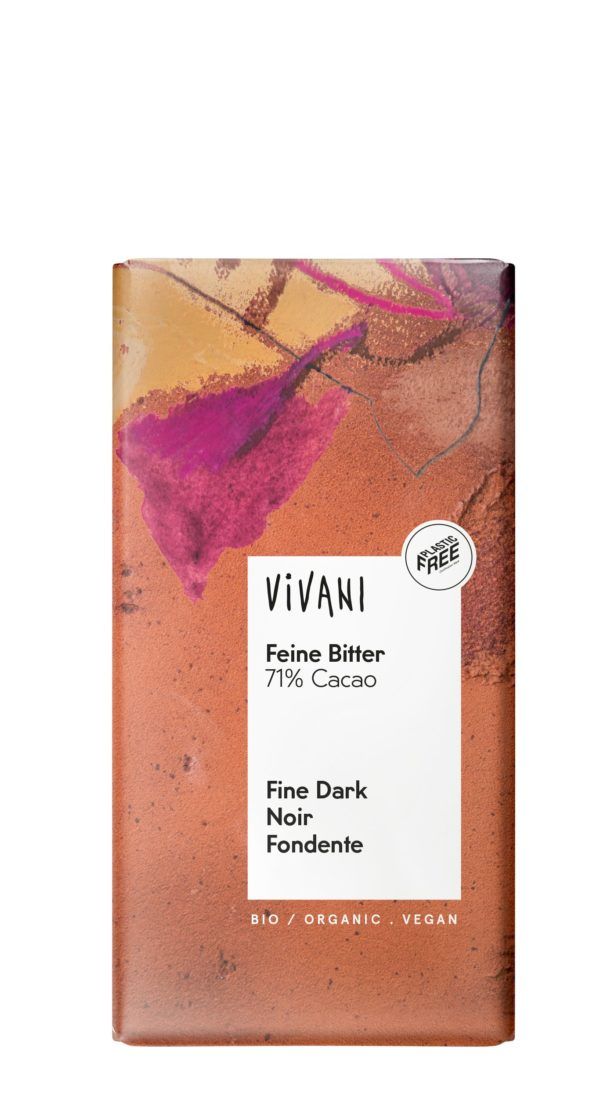 Vivani Feine Bitter Schokolade 71% Cacao 100g