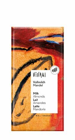 Vivani Vollmilch Schokolade mit Mandeln 10 x 100g