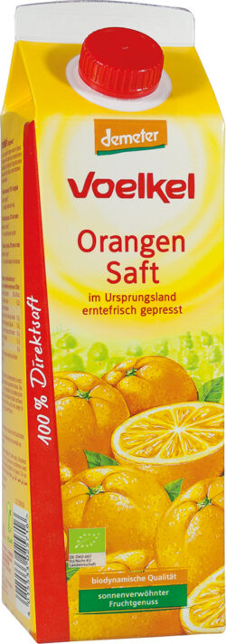 Voelkel Orangensaft - im Ursprungsland erntefrisch gepresst 6 x 1l