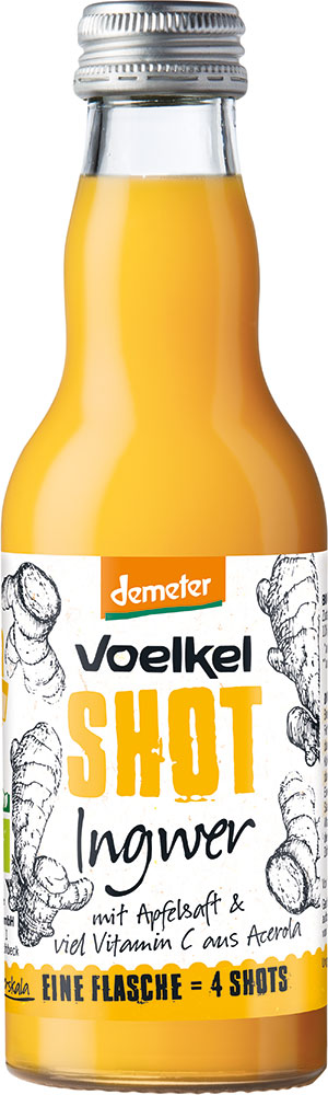 Voelkel Shot Ingwer 12 x 0,2l