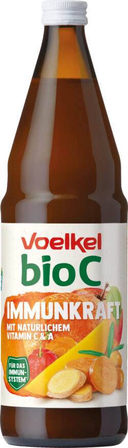 Voelkel bioC Immunkraft mit natürlichem Vitamin C & A 0,75l
