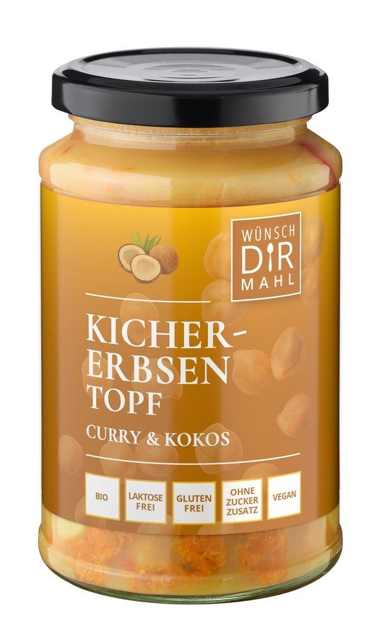 WDM Kichererbsentopf Curry und Kokos 8 x 380g