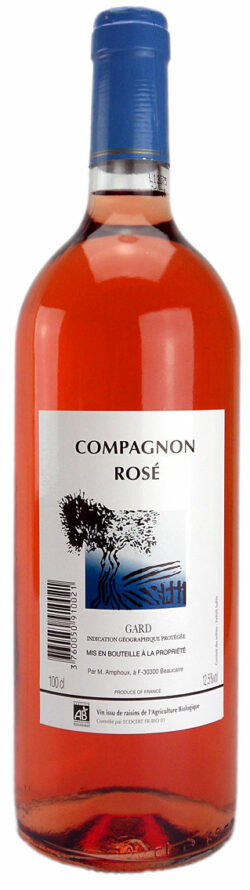 Weinhandel Wolfram Lambrecht COMPAGNON ROSÉ IGP Vin de Pays du Gard, Domaine de Tavernel, Erzeugerabfüllung 6 x 1l