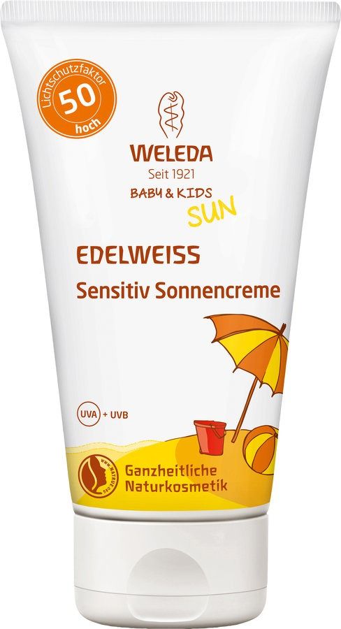 Weleda Edelweiss Sensitiv Sonnencreme LSF 50 (Baby & Kids) 50ml