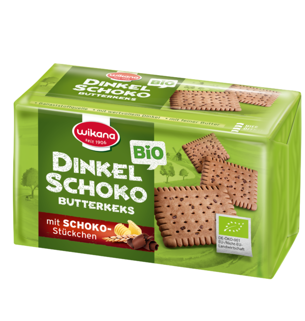 Wikana Bio Dinkel Schoko Butterkeks 200g