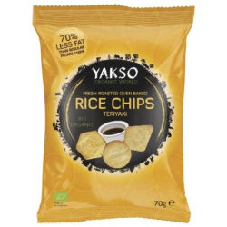 Yakso Rice Chips Teriyaki 12 x 70g