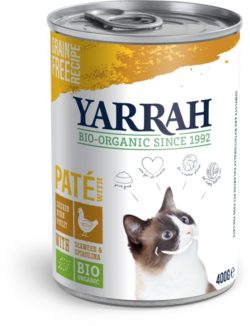 Yarrah Organic Petfood B.V. Bio Katze Dose Pastete getreidefrei Huhn 12 x 400g