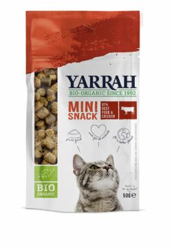 Yarrah Organic Petfood B.V. Yarrah Bio Katze Snack getreidefrei Mini-Snacks 10 x 50g