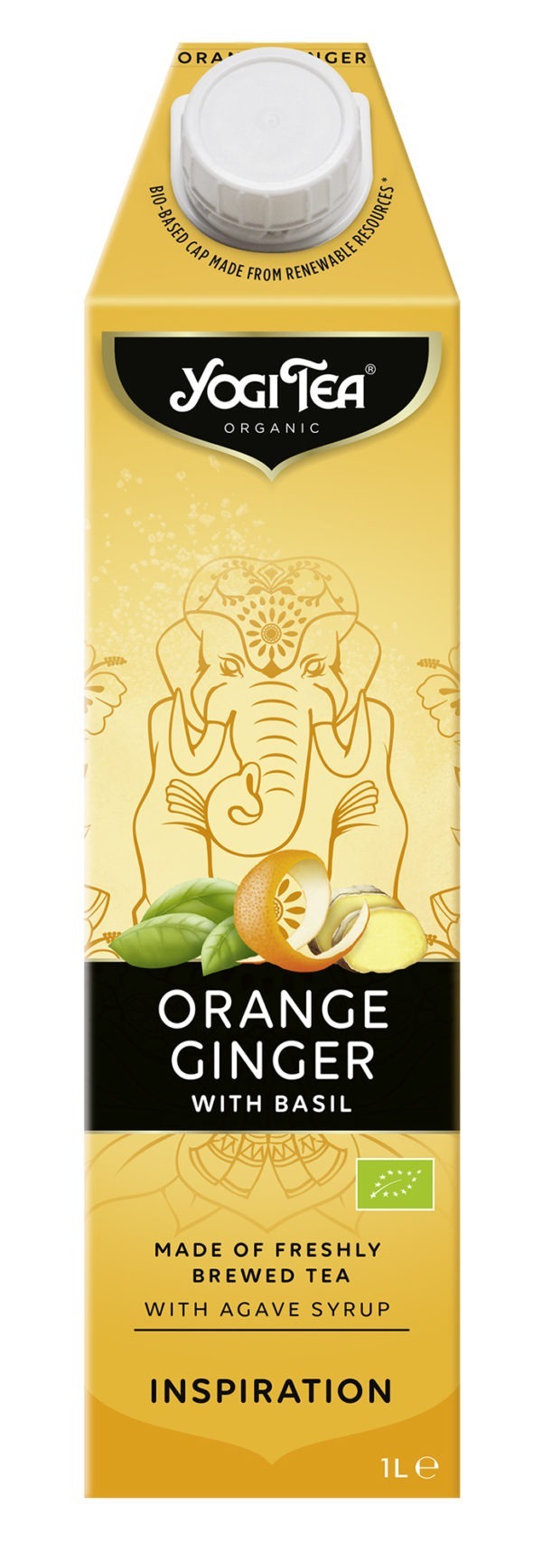 Yogi Tea DE 00 Yogi Tea® Ginger Orange Teekaltgettänk 1l Tetra Pak Bio 6 x 1000ml