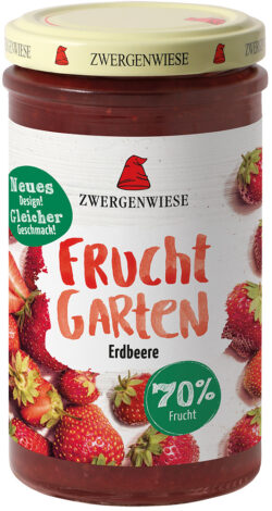 Zwergenwiese Frucht-Aufstrich FruchtGarten Erdbeere 225g