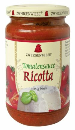 Zwergenwiese Tomatensauce Ricotta 340ml