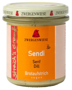 Zwergenwiese streich´s drauf Veganer Brot-Aufstrich Sendi 160g