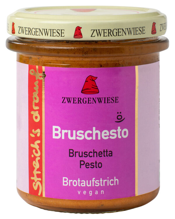Zwergenwiese streich´s drauf Bruschesto Veganer Brot-Aufstrich 6 x 160g