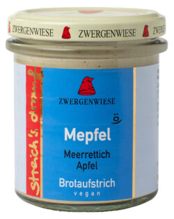 Zwergenwiese streich´s drauf Veganer Brot-Aufstrich Mepfel 160g