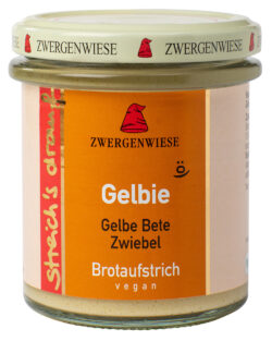 Zwergenwiese streich´s drauf Veganer Brot-Aufstrich Gelbie 160g