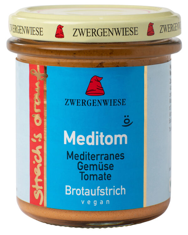 Zwergenwiese streich´s drauf Meditom Veganer Brot-Aufstrich 6 x 160g