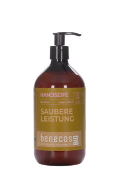 benecos BIO Handseife BIO-Olive - SAUBERE LEISTUNG 500ml