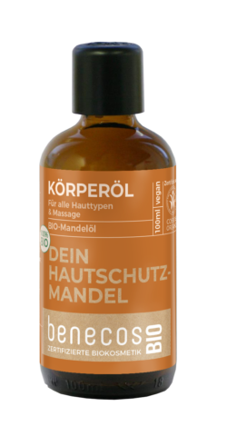 benecos BIO Körperöl Bio-Mandelöl - DEIN HAUTSCHUTZMANDEL 100ml